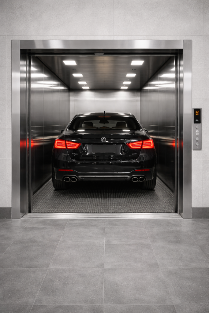 Automobile Elevator- Sharp